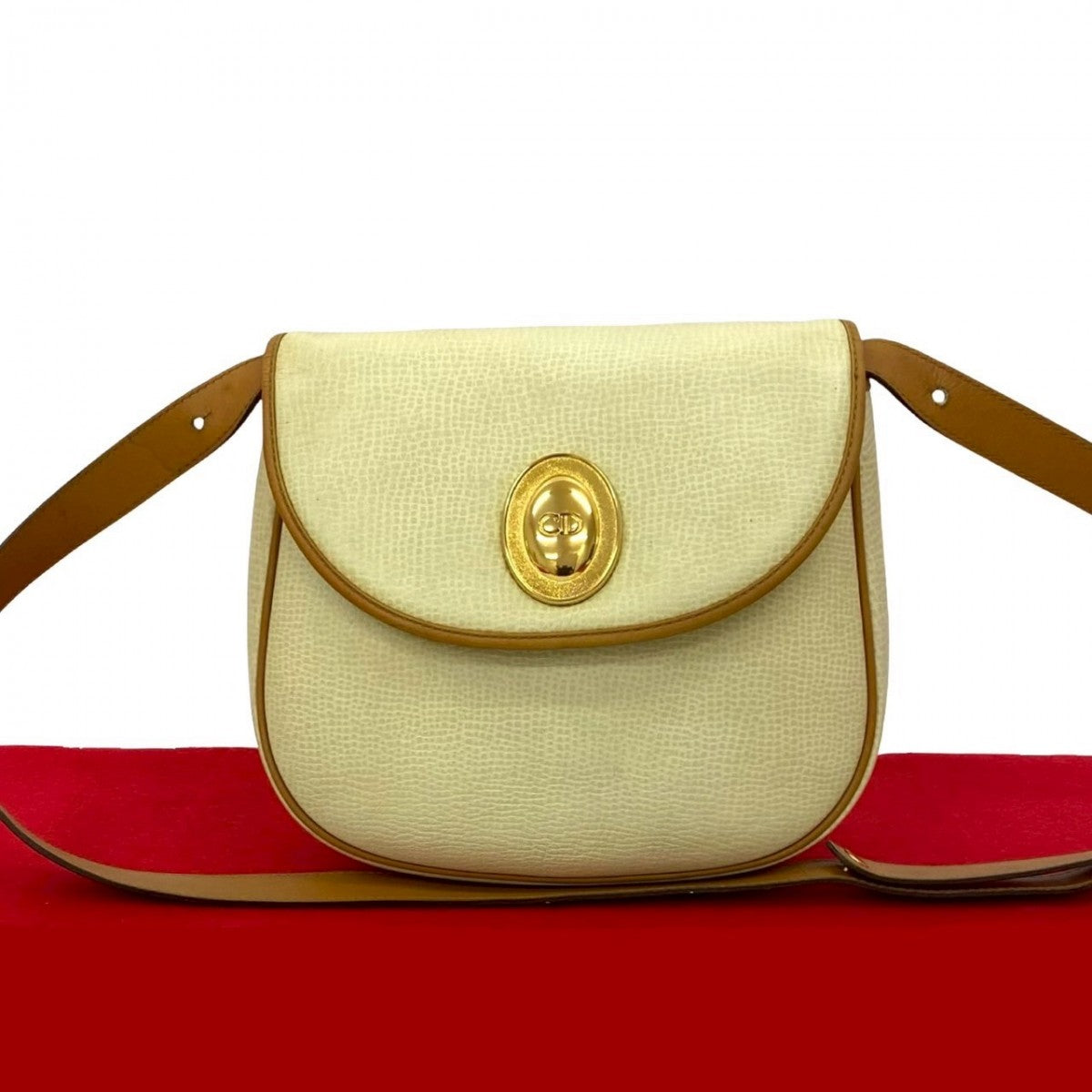 Dior Shoulder Bag leather white Rovelle Bags
