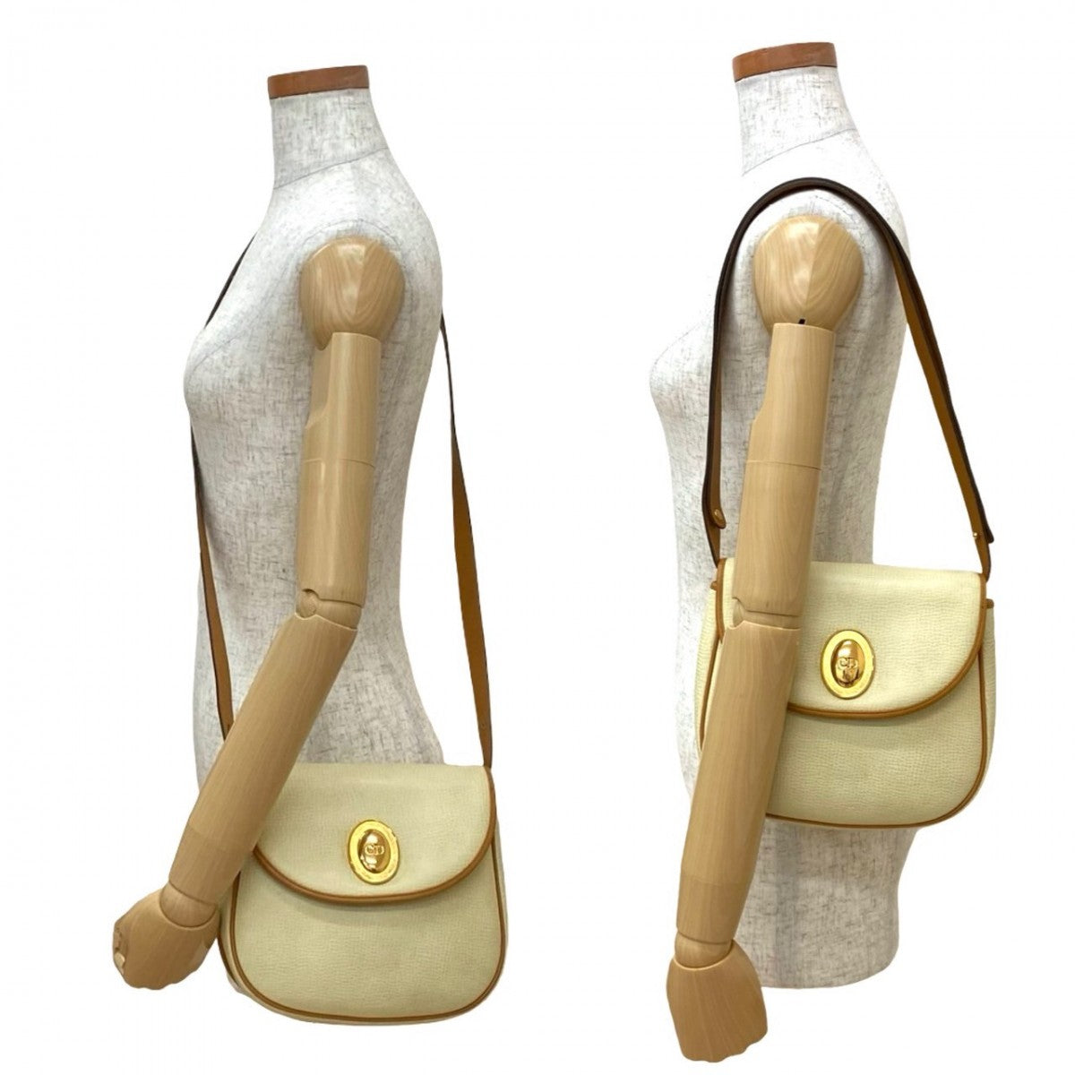 Dior Shoulder Bag leather white Rovelle Bags