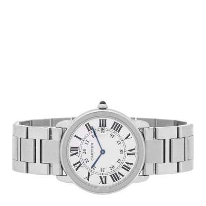 Stainless Steel 36mm Ronde Solo Quartz Watch