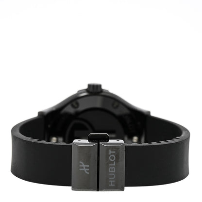 Ceramic Rubber 33mm Classic Fusion Black Magic Quartz Watch Black 581.CX.1270.RX.MDM