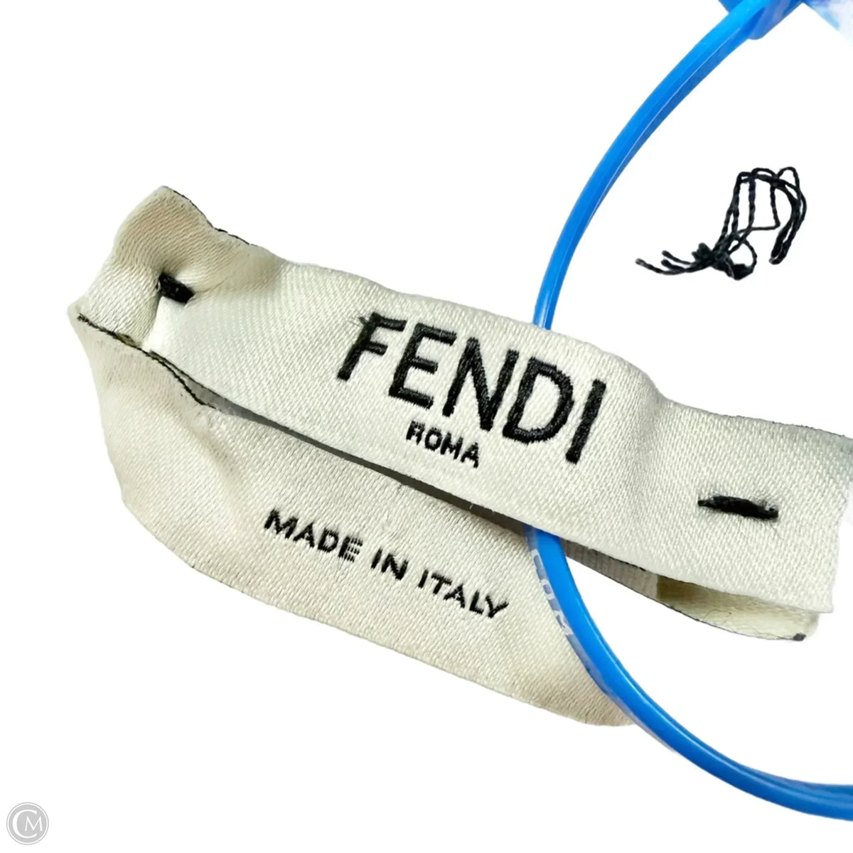 Top Short Sleeve Luxury Designer By Fendi In Cream & White, Size: Xs Rovelle Bags