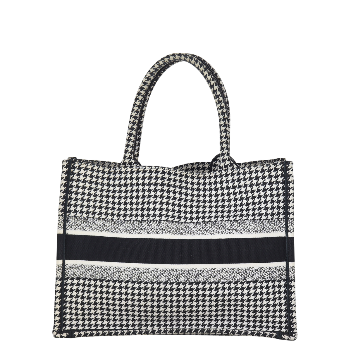 Dior Book Tote Medium Houndstooth Rovelle Bags