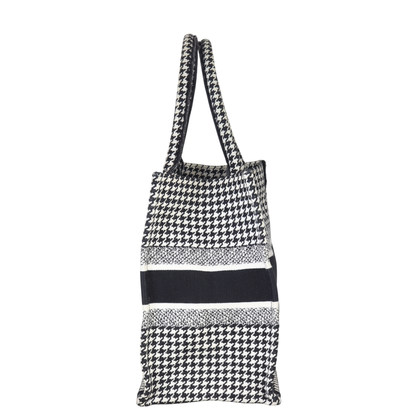 Dior Book Tote Medium Houndstooth Rovelle Bags