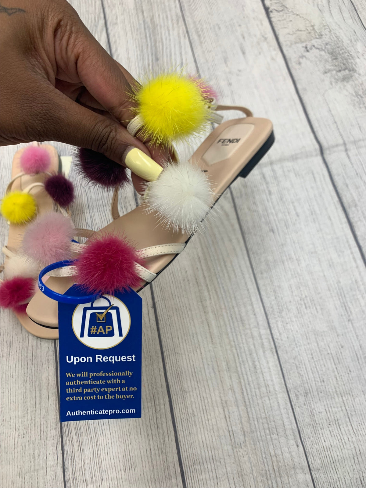Sandals Designer By Fendi Size: 7.5 Rovelle Bags