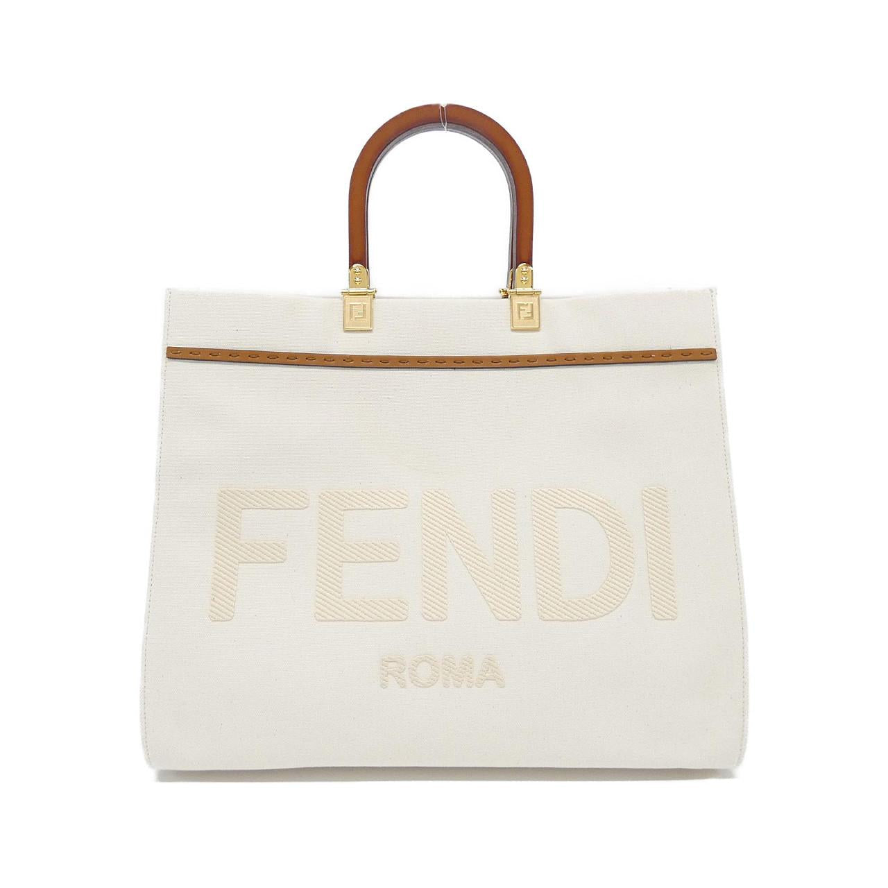 Fendi Fendi Sunshine Medium Canvas Bag Rovelle Bags