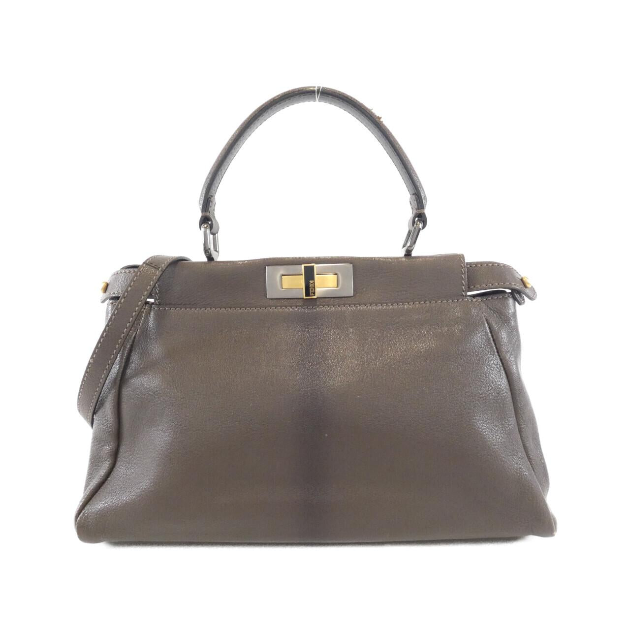 Fendi Peekaboo Leather Red Handbag Style 16 Rovelle Bags