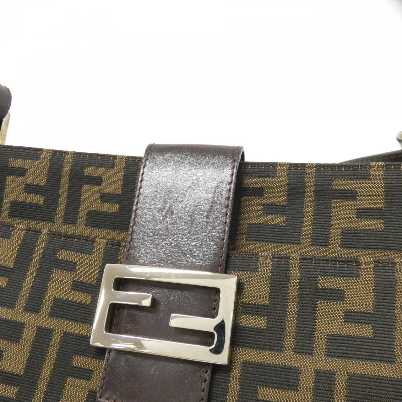 Fendi Fila Collaboration Zucca Coated Canvas 2Way Bag Rovelle Bags