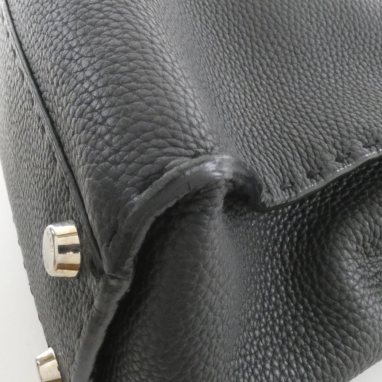 Fendi Peekaboo Leather Red Handbag Style 12 Rovelle Bags
