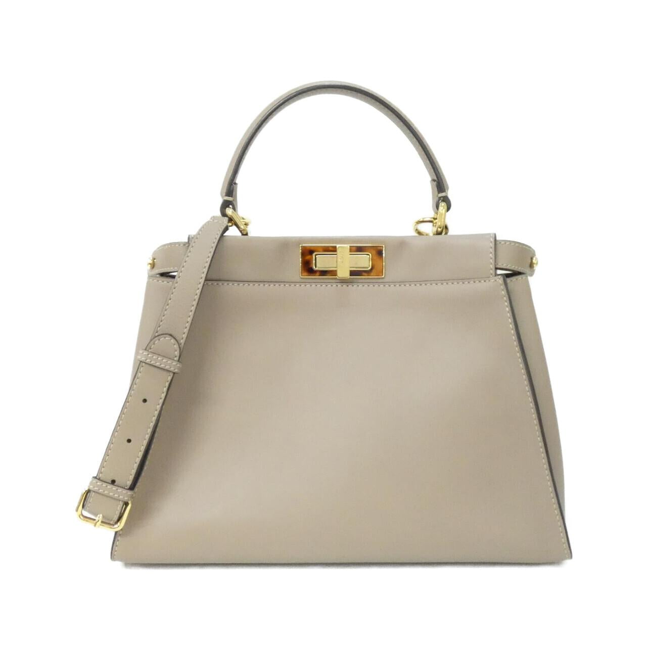 Fendi Peekaboo Leather Red Handbag Style 12 Rovelle Bags