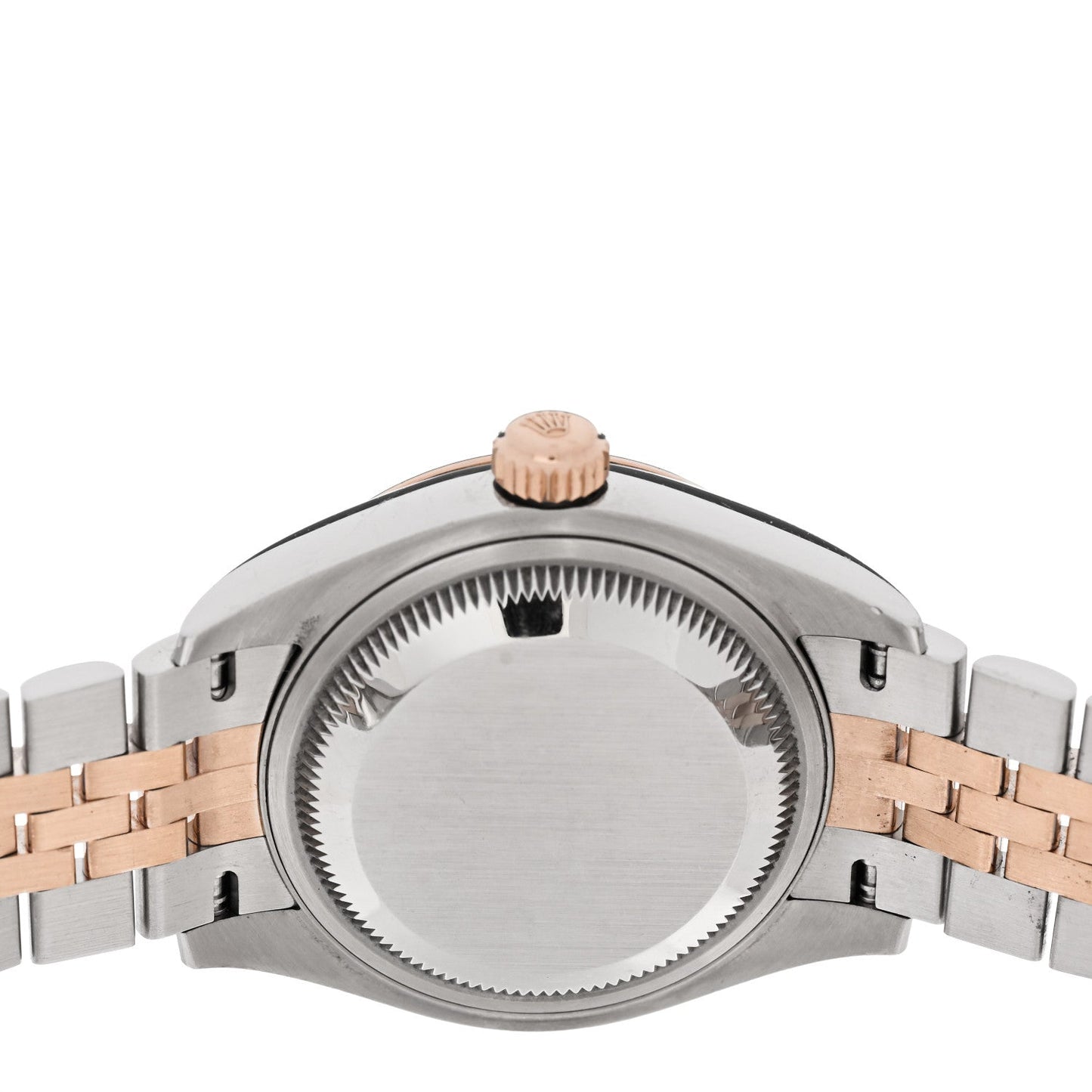 Stainless Steel 18K Everose Gold Diamond 28mm Oyster Perpetual Datejust Watch Chocolate 279171