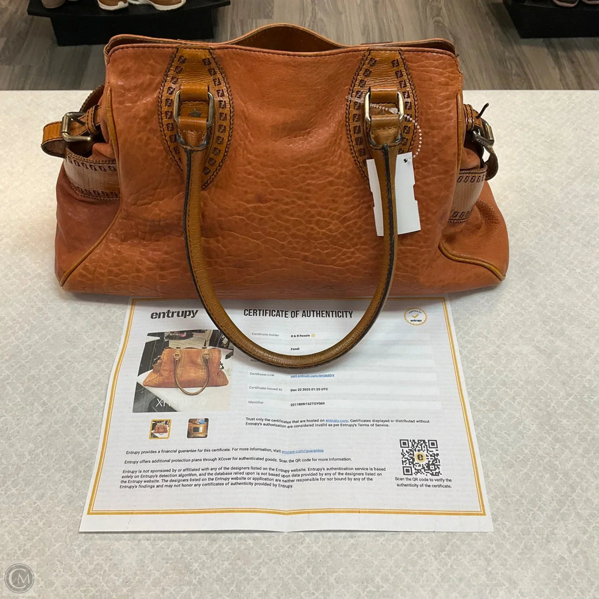 Handbag Luxury Designer By Fendi, Size: Large Rovelle Bags