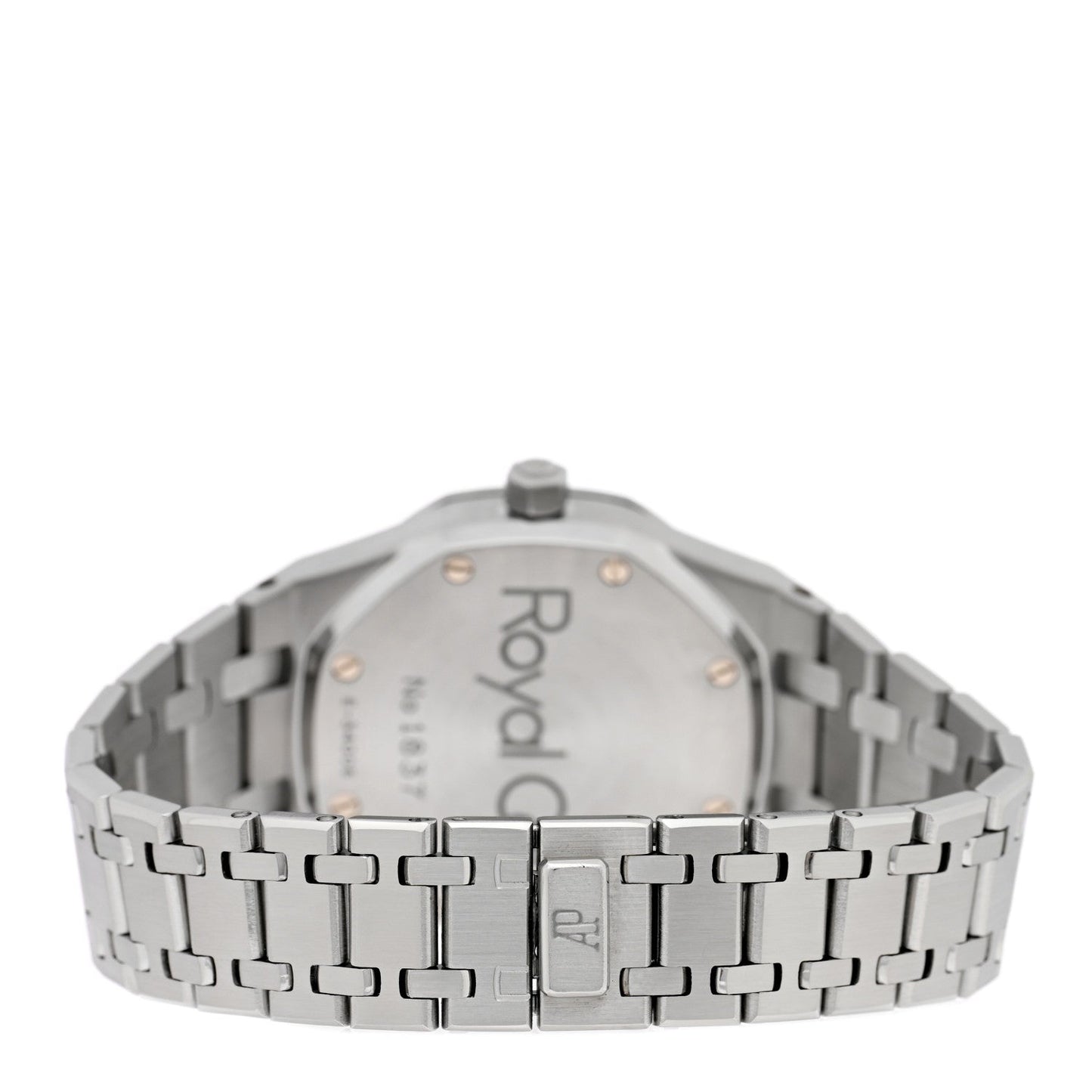 Stainless Steel 36mm Royal Oak Dual Time Automatic Watch White 25730ST.OO.0789ST.09