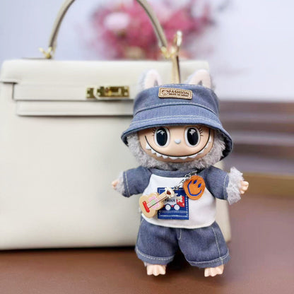 [Baby + Baby Clothing] Rab Clothing Bag Pendant Cute Vinyl DIY Doll Doll Keychain Pendant Gift