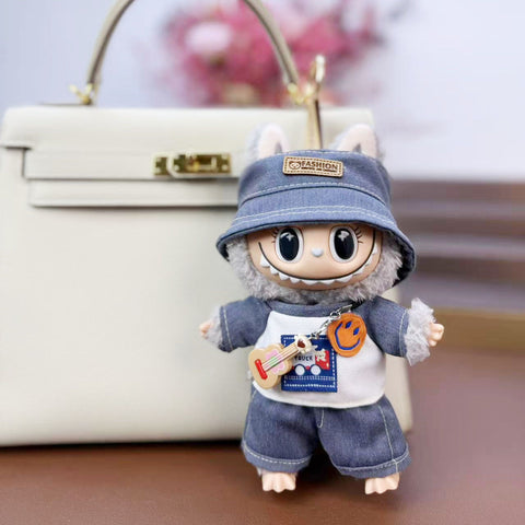 [Baby + Baby Clothing] Rab Clothing Bag Pendant Cute Vinyl DIY Doll Doll Keychain Pendant Gift