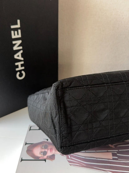 Christian Dior Cannage Top Handle Bag - Black Handle Bags Handbags Mr06082025X838 Rovelle Bags