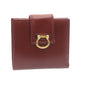 Luxury CELINE Bifold Wallet Leather Red  28019