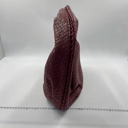 Bottega Veneta Belly Hobo Intrecciato Burgundy Large 50cm