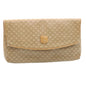 Luxury CELINE Macadam Canvas Clutch Bag PVC Leather Beige 28359