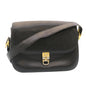 Luxury CELINE Horse Carriage Shoulder Bag Leather Black 28422