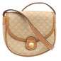 Luxury CELINE Macadam Canvas Shoulder Bag Brown 28459