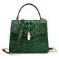 New Luxury embossing crocodile pattern cortex Handbag