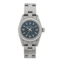 Stainless Steel 24mm Oyster Perpetual Watch Blue 76080