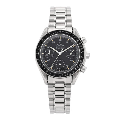 Stainless Steel 39mm Speedmaster Chronograph Automatic Watch Black 3510.50.00