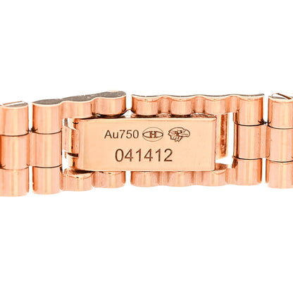 18K Rose Gold Diamond Bezel 16mm Faubourg Quartz Watch