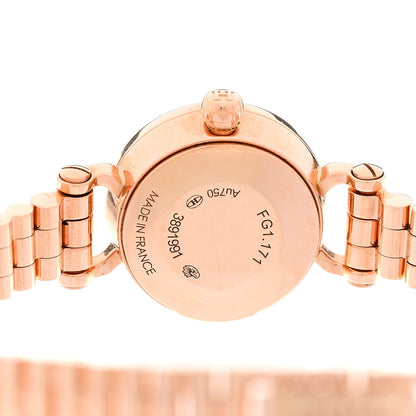 18K Rose Gold Diamond Bezel 16mm Faubourg Quartz Watch