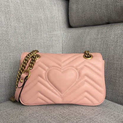 Gucci Marmont Small Matelassé Shoulder Bag