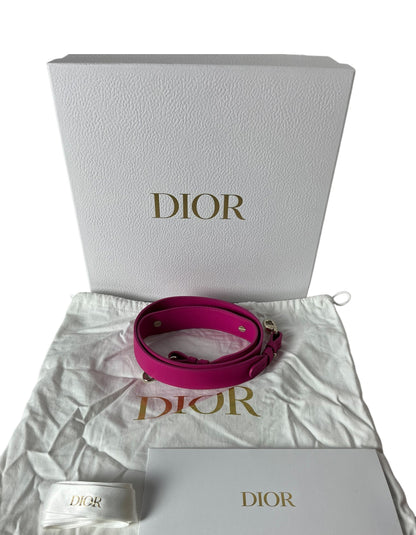 Dior 2023 Pink Leather My Abcdior Small Lady Dior Bag Rovelle Bags
