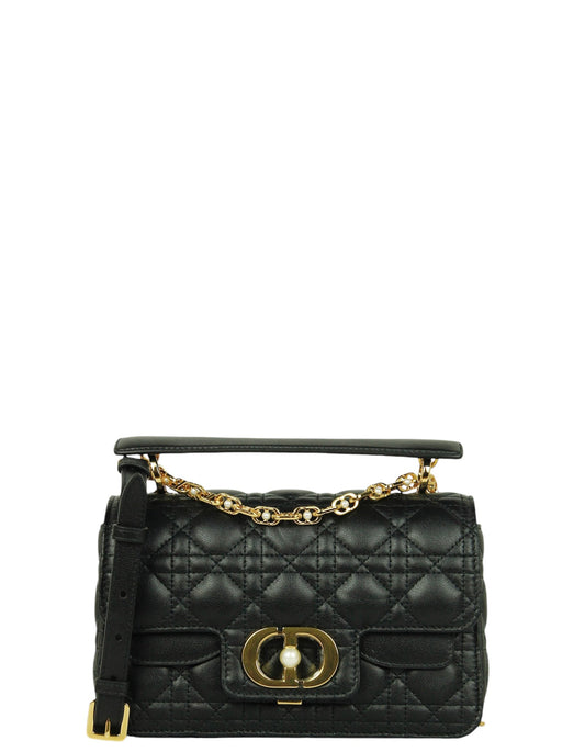 Christian Dior Black Small Dior Jolie Top Handle Bag Rovelle Bags