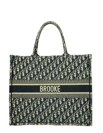 Dior Book Tote Oblique Blue Tote Bag Style 14 Rovelle Bags