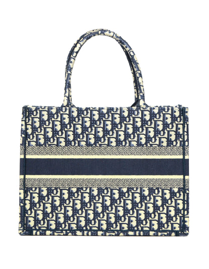 Christian Dior 2020 Blue Oblique Monogram Small Book Tote Bag Rovelle Bags