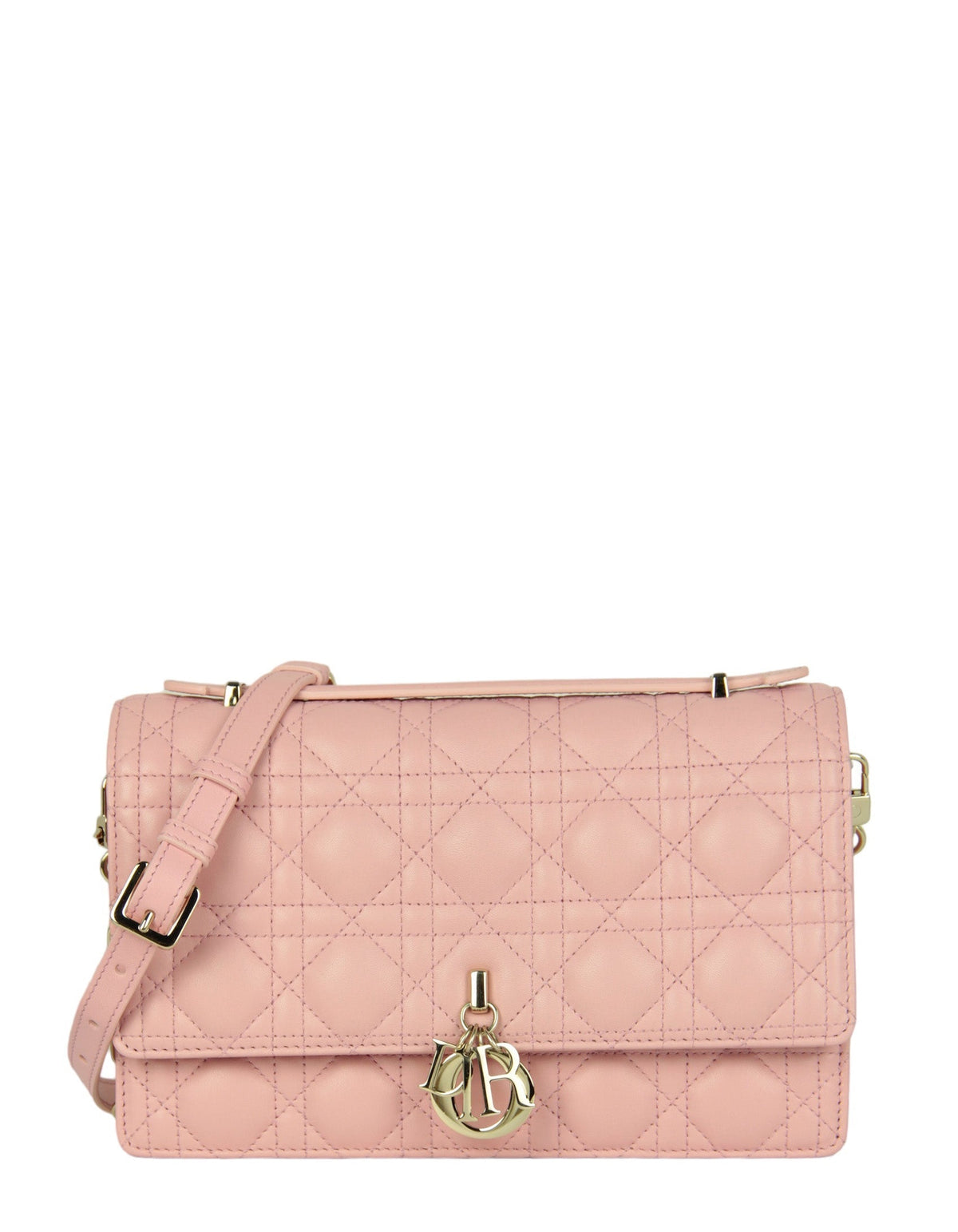 Dior Melocoton Pink Cannage Miss Dior Top Handle Bag Rovelle Bags