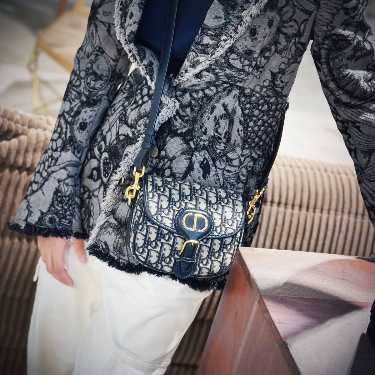 Christian Dior Oblique Jacquard Small Bobby Bag Tws Rovelle Bags