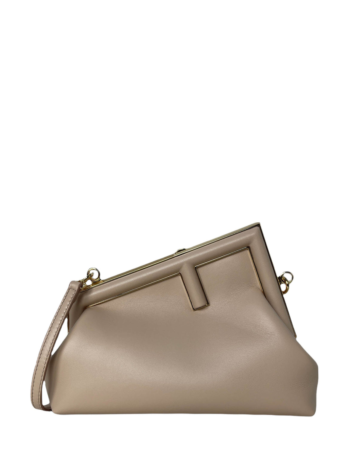 Fendi Poudre Lambskin Leather Small First Crossbody/Clutch Bag Rovelle Bags