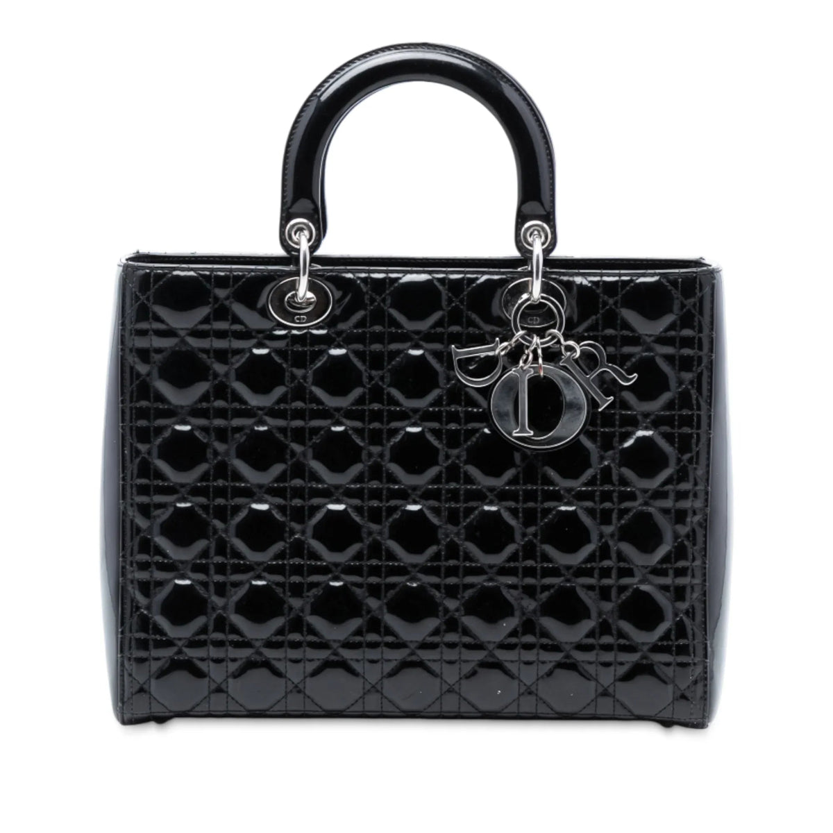 Dior Lady Dior Cannage Black Handbag Style 2 Rovelle Bags