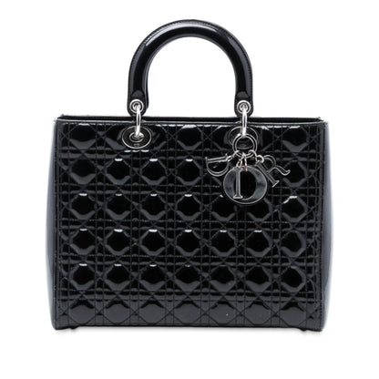 Dior Lady Dior Cannage Black Handbag Style 2 Rovelle Bags