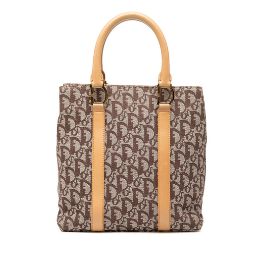 Brown Dior Diorissimo Trotter Canvas Tote Rovelle Bags
