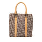 Brown Dior Diorissimo Trotter Canvas Tote Rovelle Bags