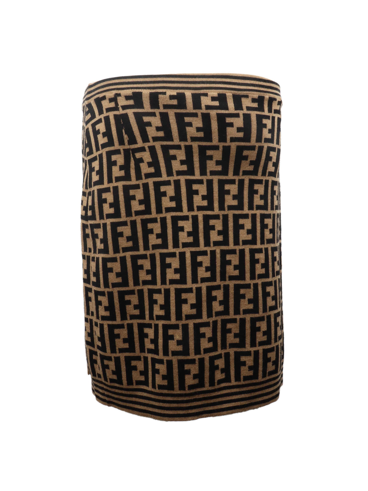 Fendi Zucca Wool Skirt. Rovelle Bags