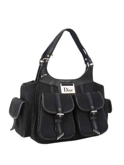 Dior Black Canvas Pocket Bag. Rovelle Bags