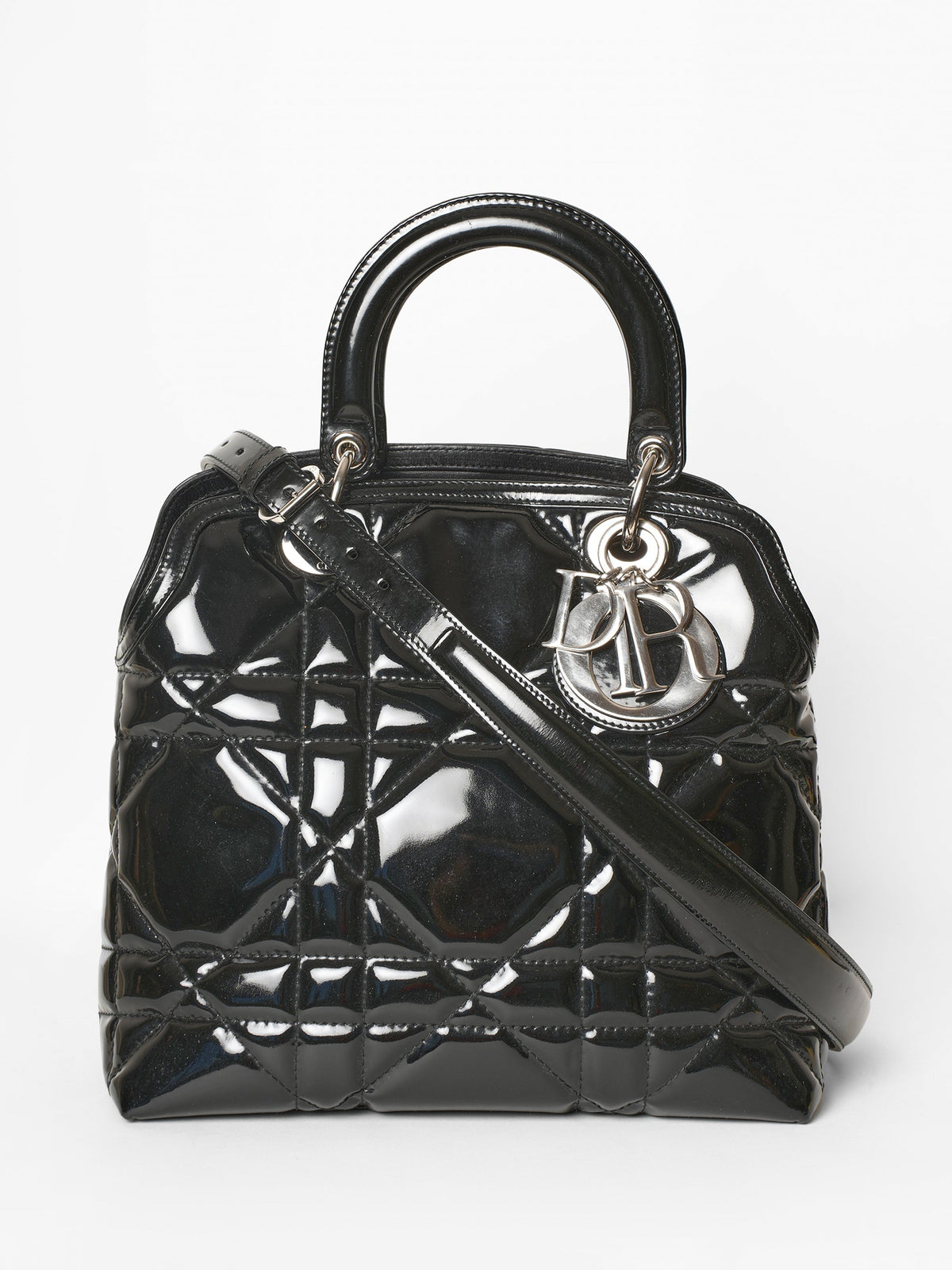 Christian Dior Black Patent Granville Bag Rovelle Bags