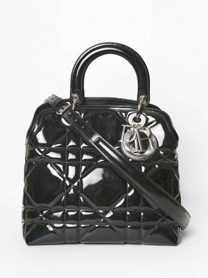 Christian Dior Black Patent Granville Bag Rovelle Bags
