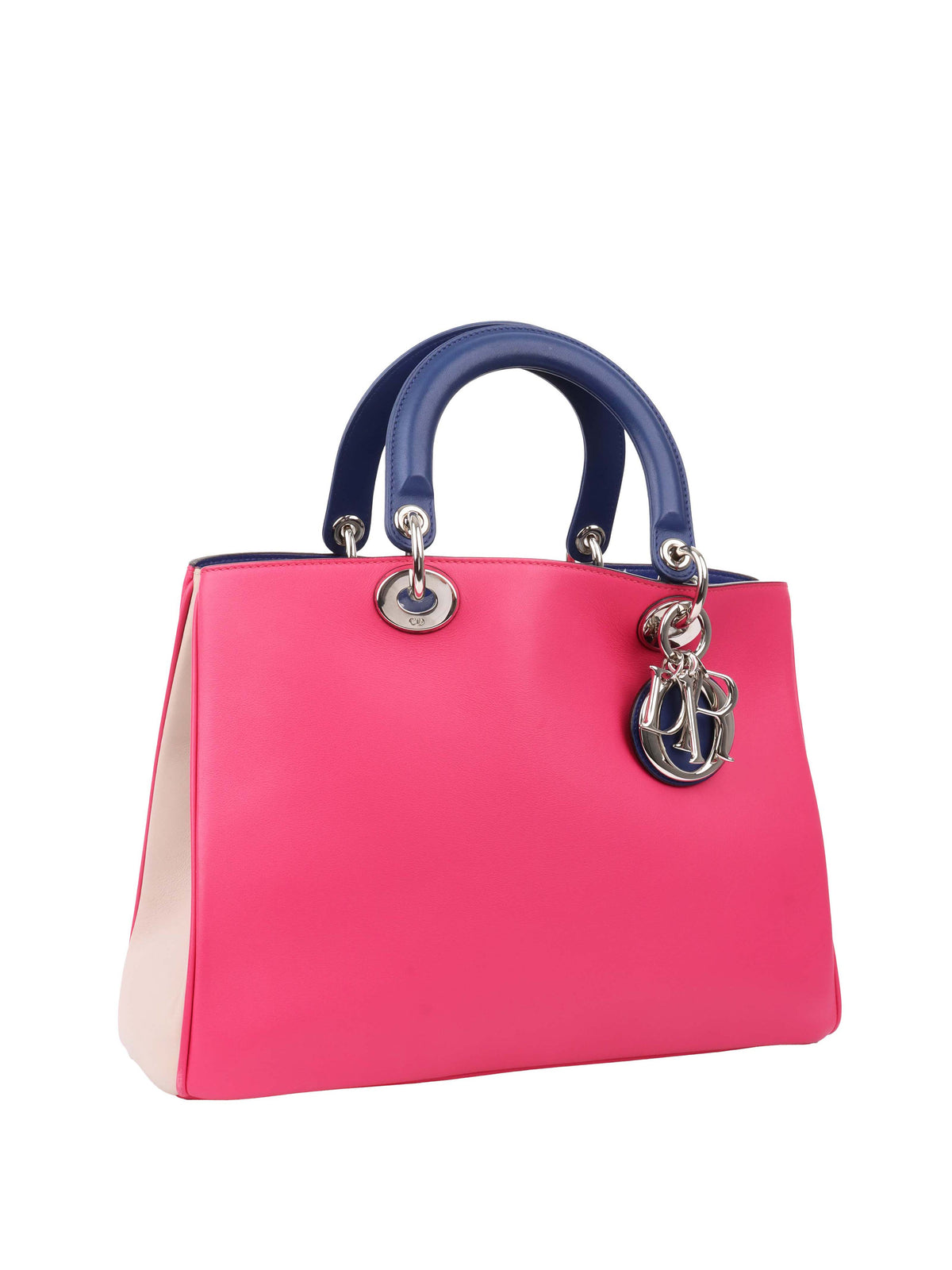 Dior Diorissimo Tri-Colour Leather Tote Rovelle Bags