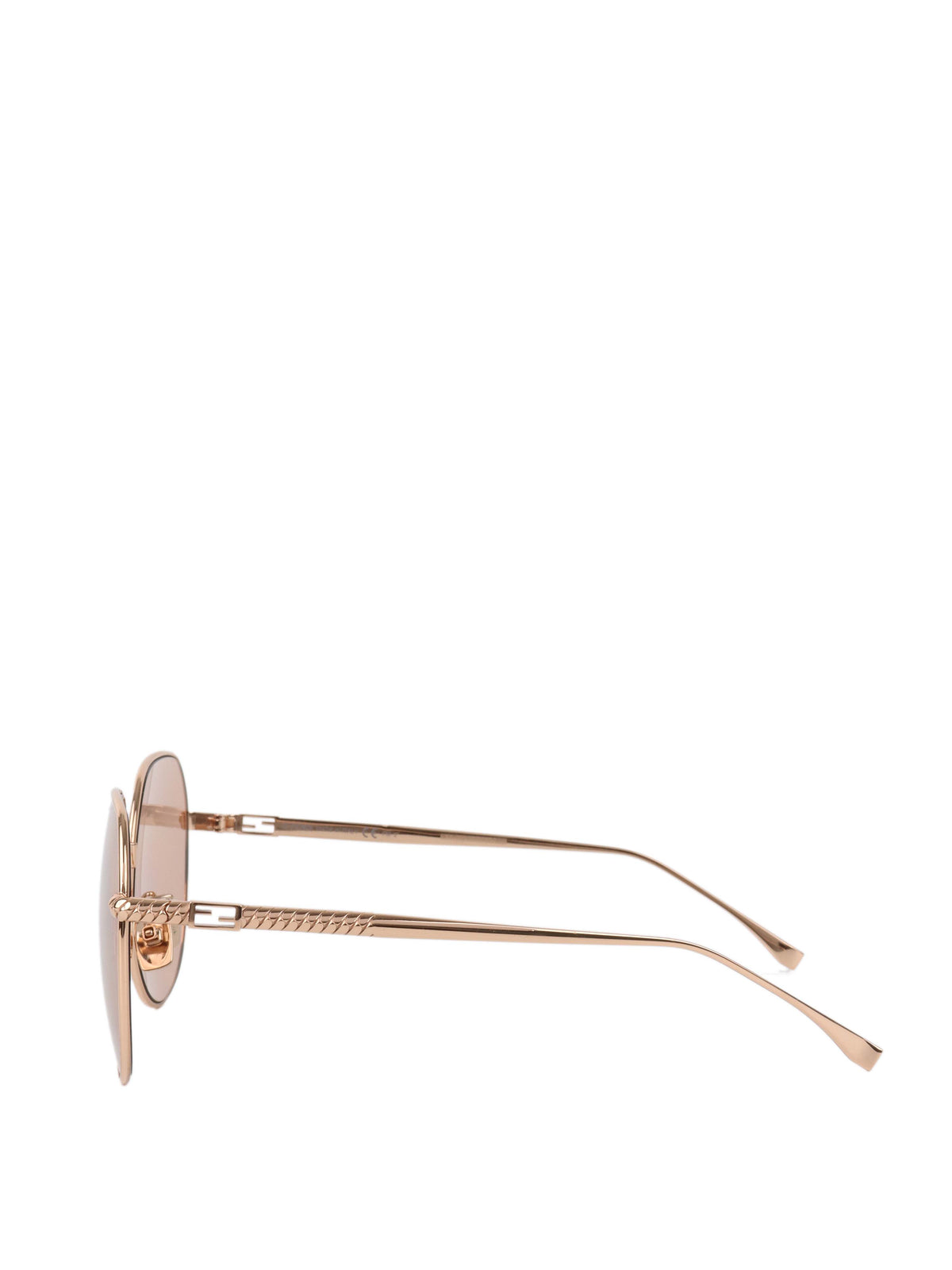 Fendi Rose Gold Frame Sunglasses. Rovelle Bags