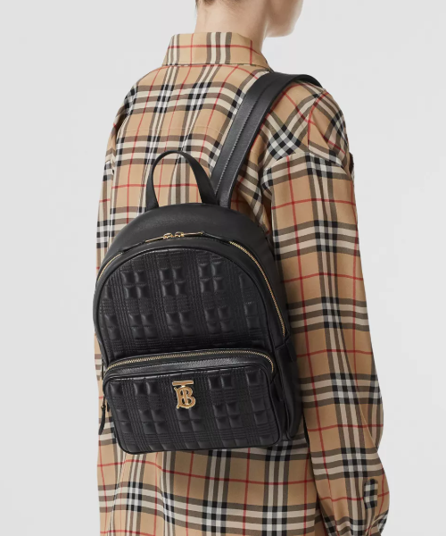 Burberry Backpack Backpack Lambskin Black