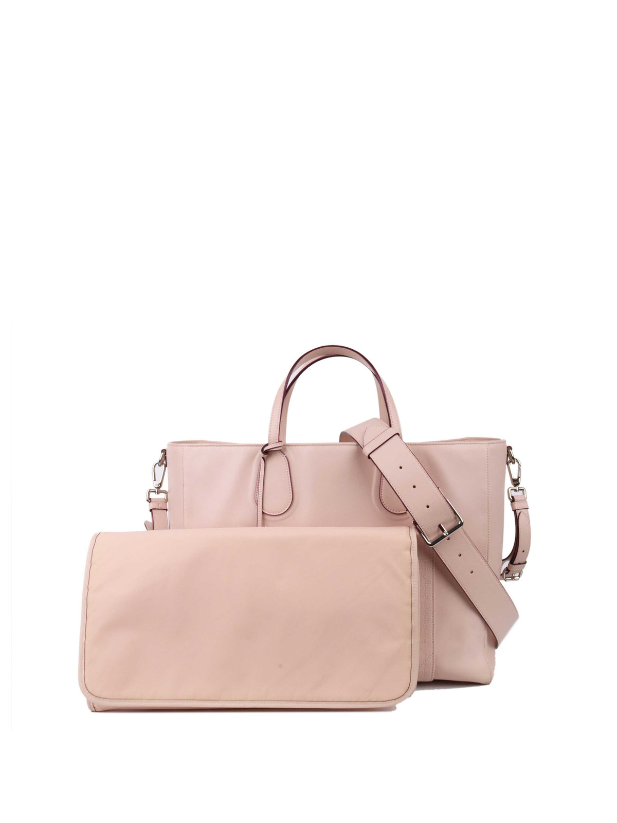 Dior Pink Leather Diaper Tote Rovelle Bags