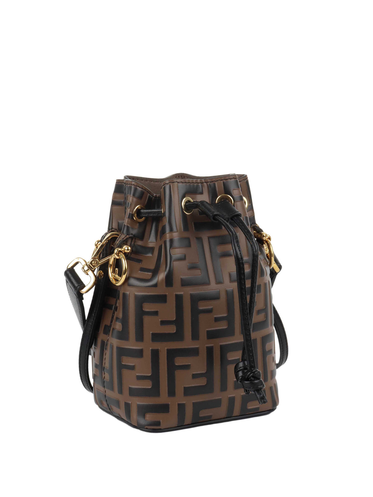 Fendi Mon Tresor Brown Leather Mini-bag. Rovelle Bags